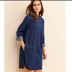 Universal Standard Denim shirt dress